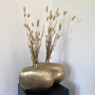 Vaas plat - goud - 21x25x8 cm