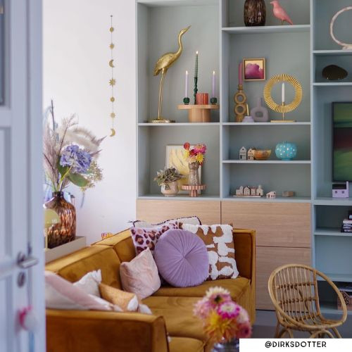 Bloempot - beige - ø14.5x12.5 cm