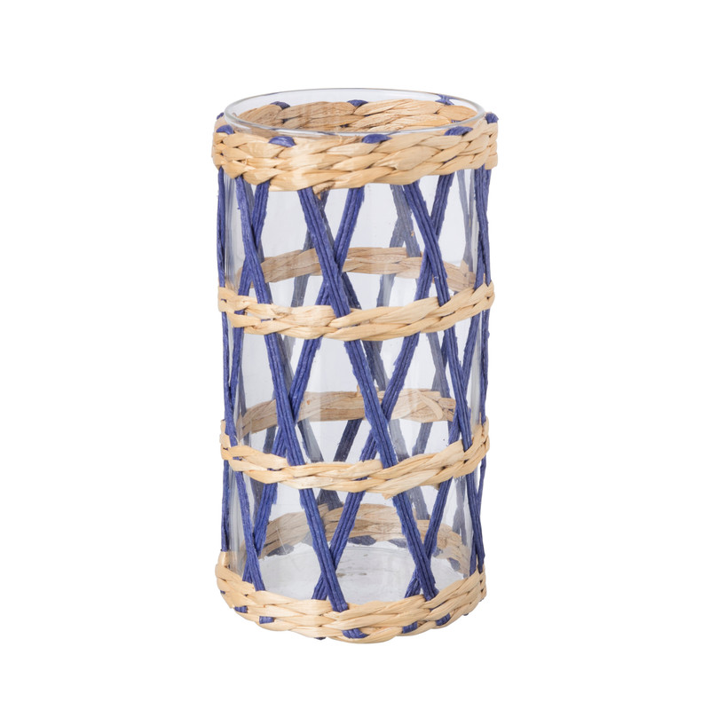 Vaasje zeegras - diverse varianten - ø8x15 cm