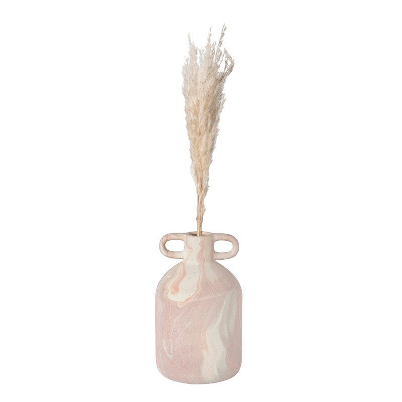 Vaas oortjes breed - keramiek - ø14.5x23.5 cm