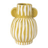 Vaas 2-oor - geel - ø11x16 cm