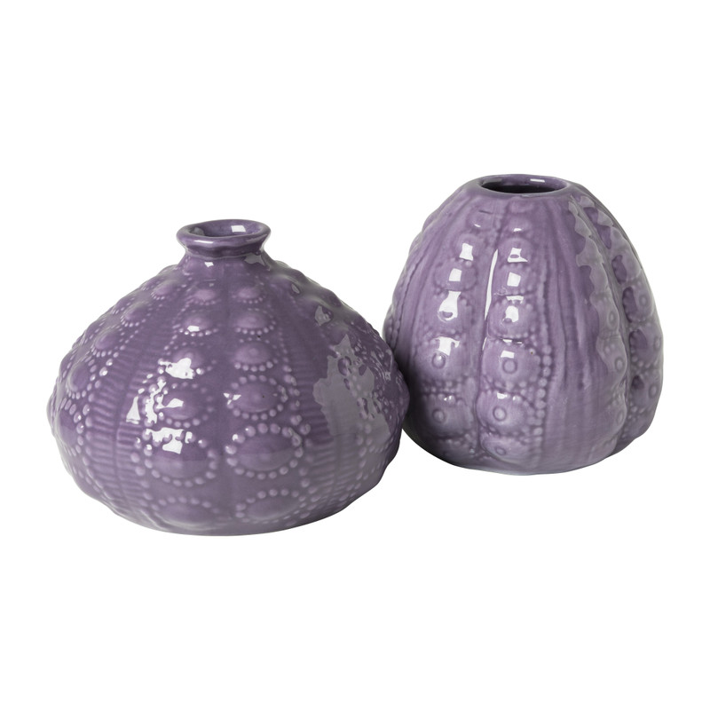 Vaas bubbels mini - ø10.5x7.8 cm - paars