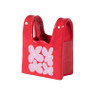 Vaas handtas Bianca - rood/roze - 17.5x14x8.5 cm