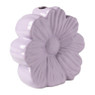 Vaas bloem groot - paars - 20x19.5x7 cm