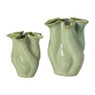 Vaas reactive glaze klein - groen - 19.3x16x14.3 cm