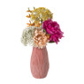 Vaas bloem - roze - ø10.5x25 cm
