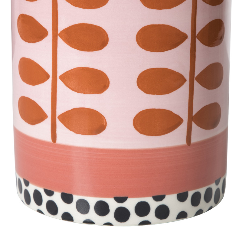 Vaas jolie - rood - ø13x22 cm