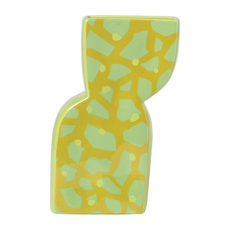 Vaas giraf - groen - 22x4.3x5.2 cm