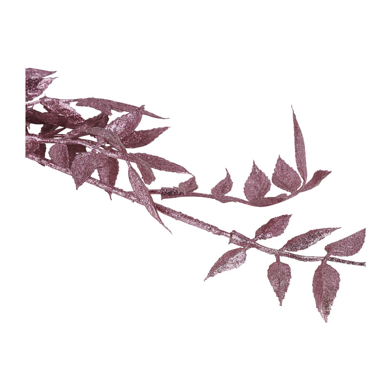 Glitter tak - roze - 70 cm 