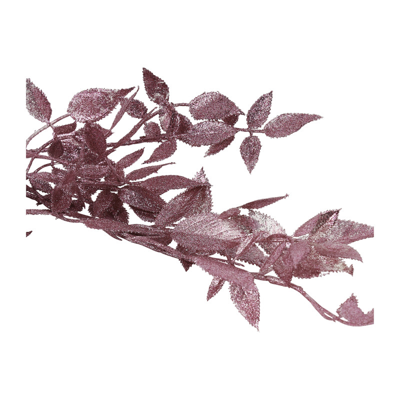 Glitter tak - roze - 45 cm 