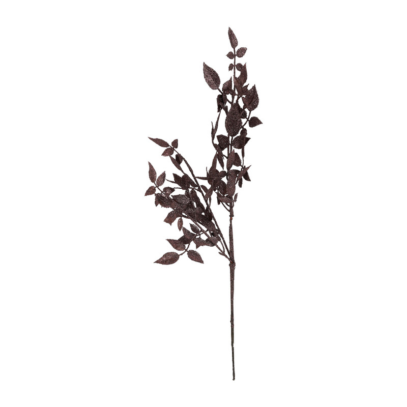 Glitter tak - paars - 45 cm 