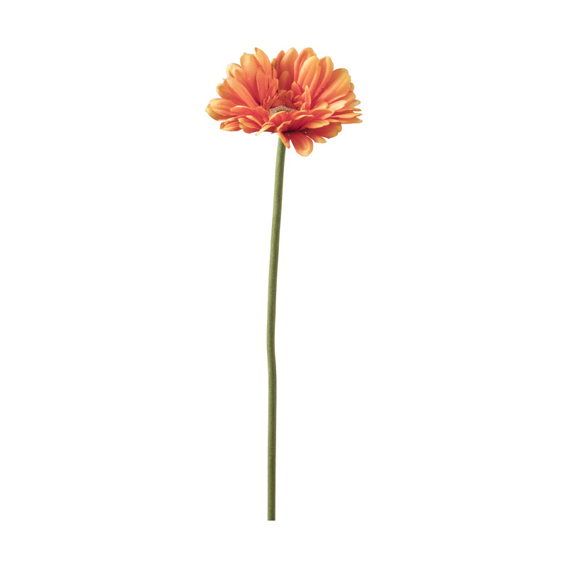 Gerbera - oranje - 54 cm