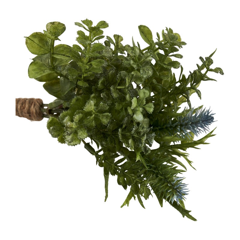 Boeketje eucalyptus/geranium - 19 cm