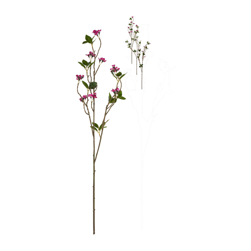 Mini bloemetjes - verschillende kleuren - 69 cm