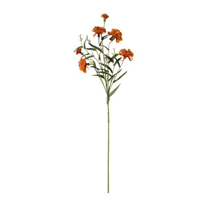 Kunstbloem anjertak - oranje - 70 cm