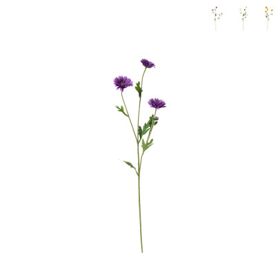 Kunstbloem madeliefje - 58 cm - diverse varianten