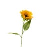 Kunstbloem zonnebloem - geel - 63 cm