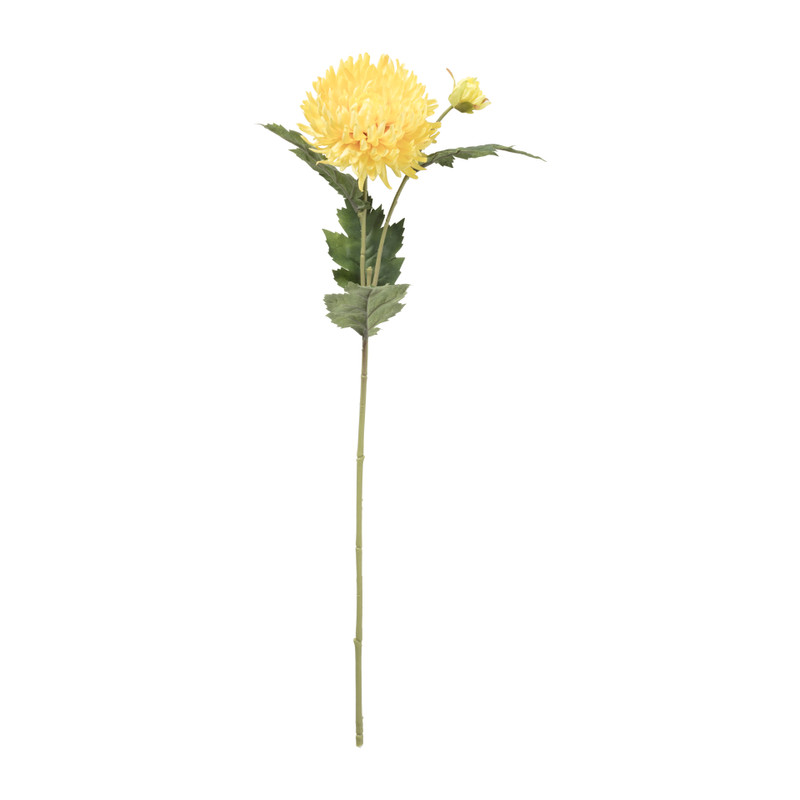 Chrysant - geel - 60 cm