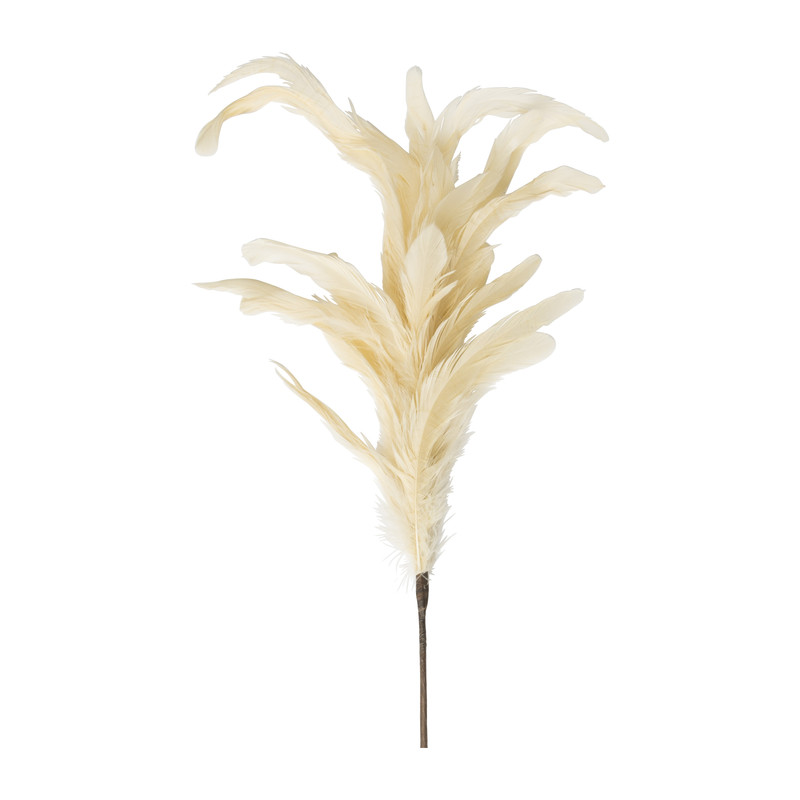 Deco veer - naturel - 70 cm