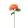 Kunstbloem hortensia - oranje - 63 cm