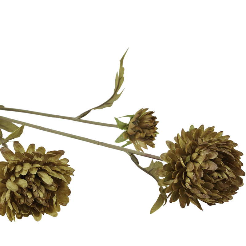 Chrysant geel - 68 cm