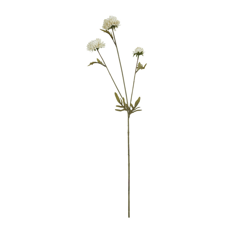 Chrysant wit - 68 cm 