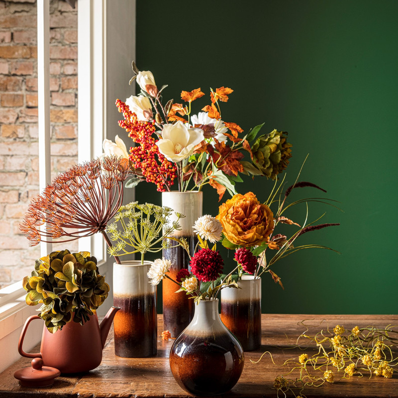 Chrysant wit - 68 cm 