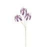 Kunstbloem gloriosa - goudkleurig/paars - 60 cm