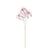 Kunstbloem gloriosa - goudkleurig/roze - 60 cm