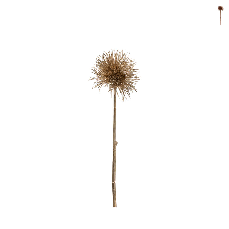 Kunsttak distel - goudkleurig - 43 cm 