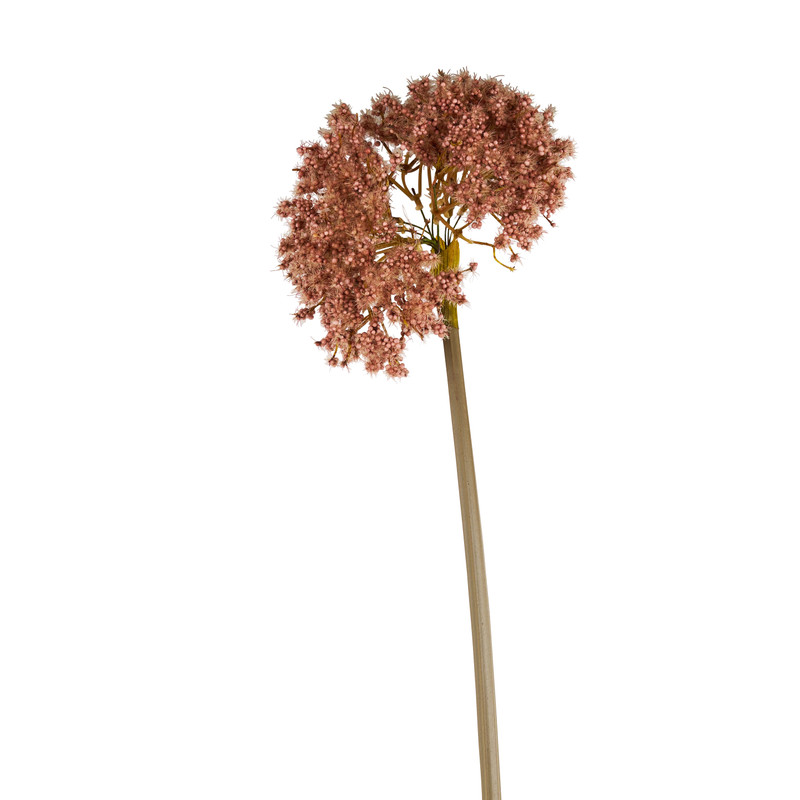 Pluizenbol - roze - 66 cm