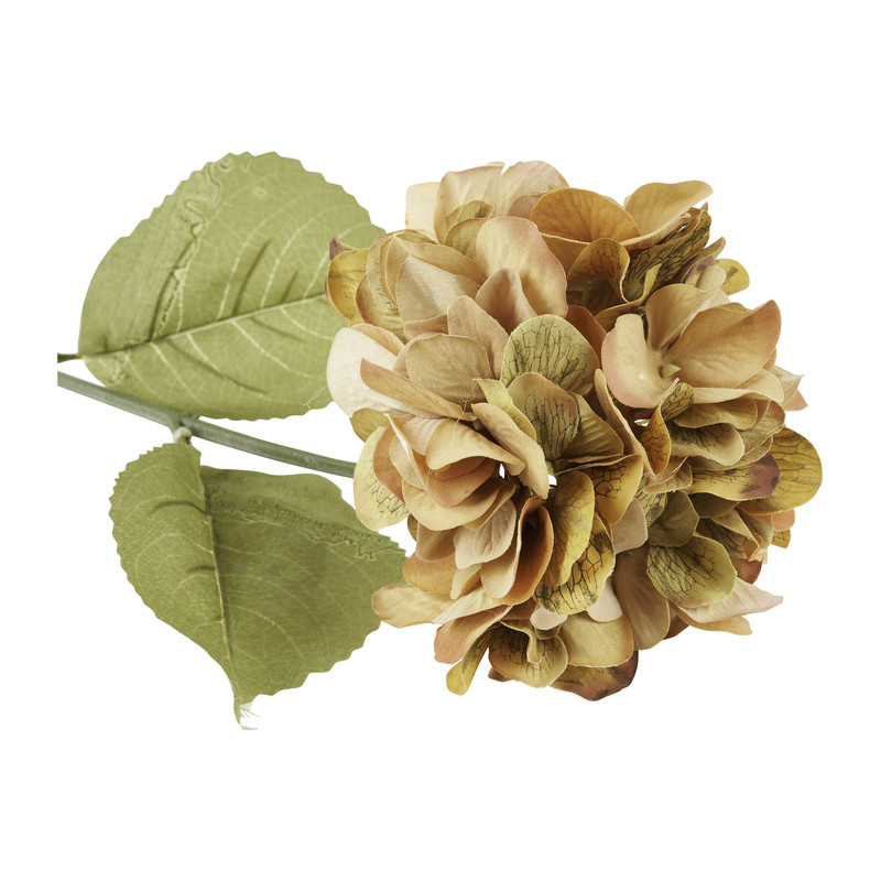 Hortensia luxe - oranje - 74 cm