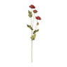 Kunstbloem klaproos - rood - 58 cm