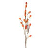 Kunsttak met eikeltjes - oranje - 66 cm