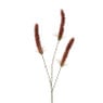 Kunsttak graan - rood - 63 cm
