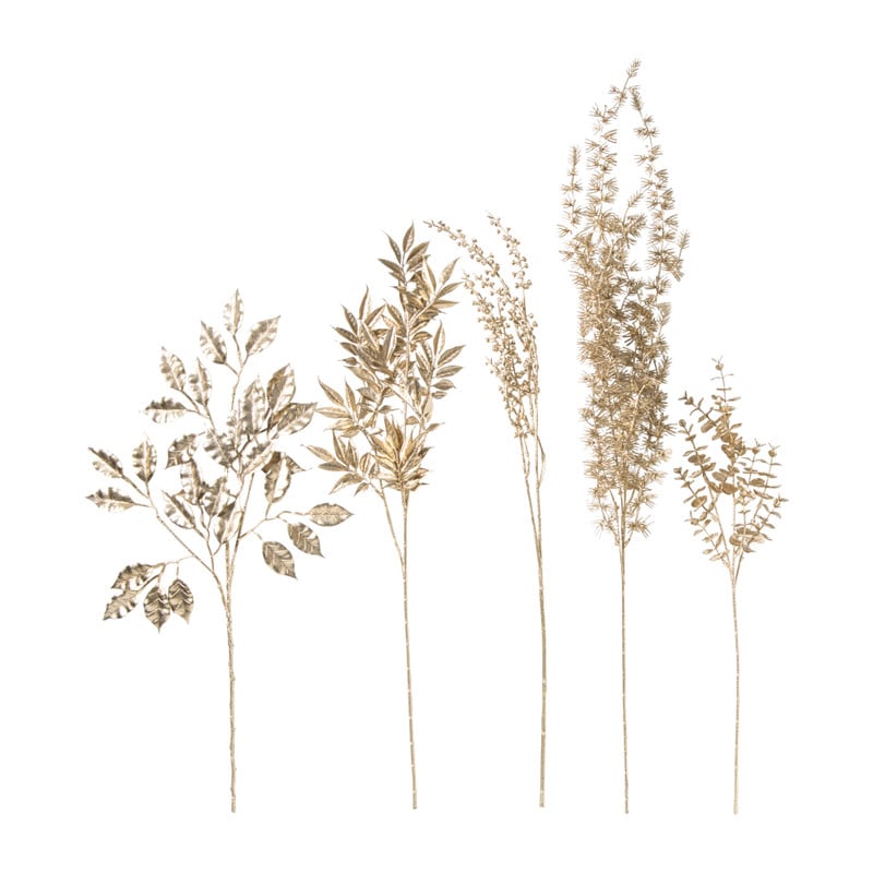 Kunsttak ruscus - goudkleurigkleurig - 71 cm