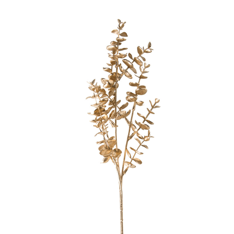 Kunsttak eucalyptus - goudkleurigkleurig - 56 cm
