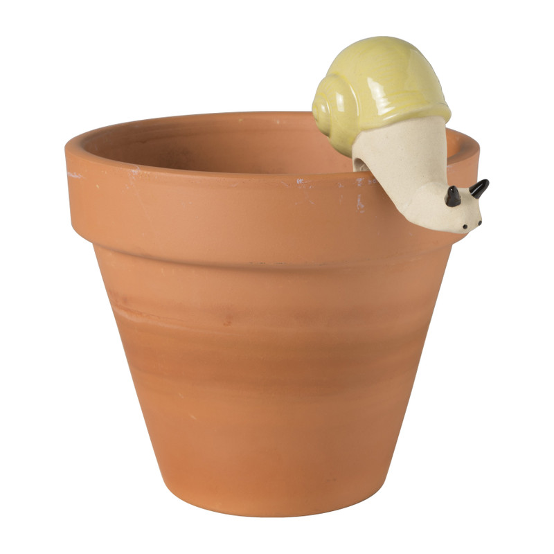 Pothanger slak - keramiek - 9.3x3.4x6.5 cm