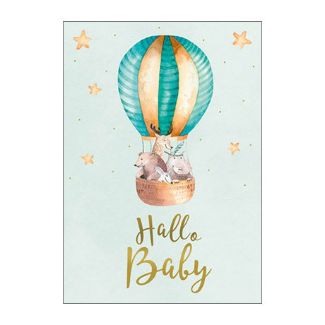 Wenskaarten - goudprint - set van 10