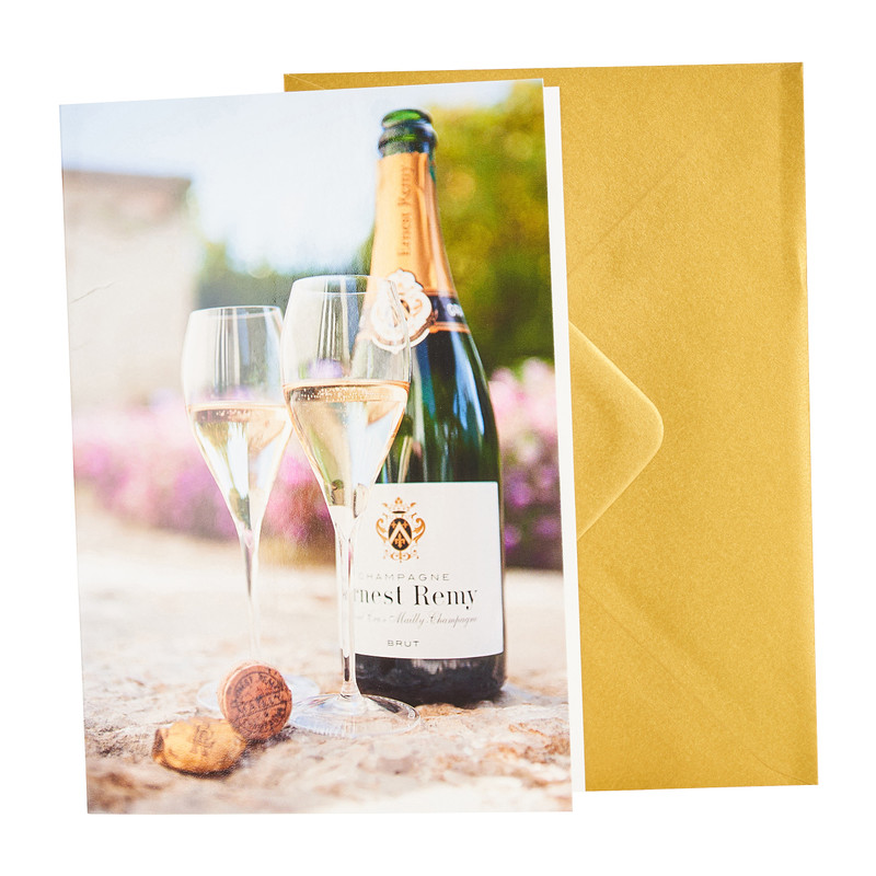 Dubbele wenskaarten love - set van 4