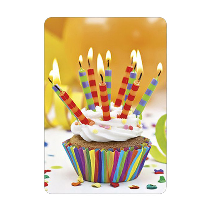 Wenskaarten verjaardag - set van 6