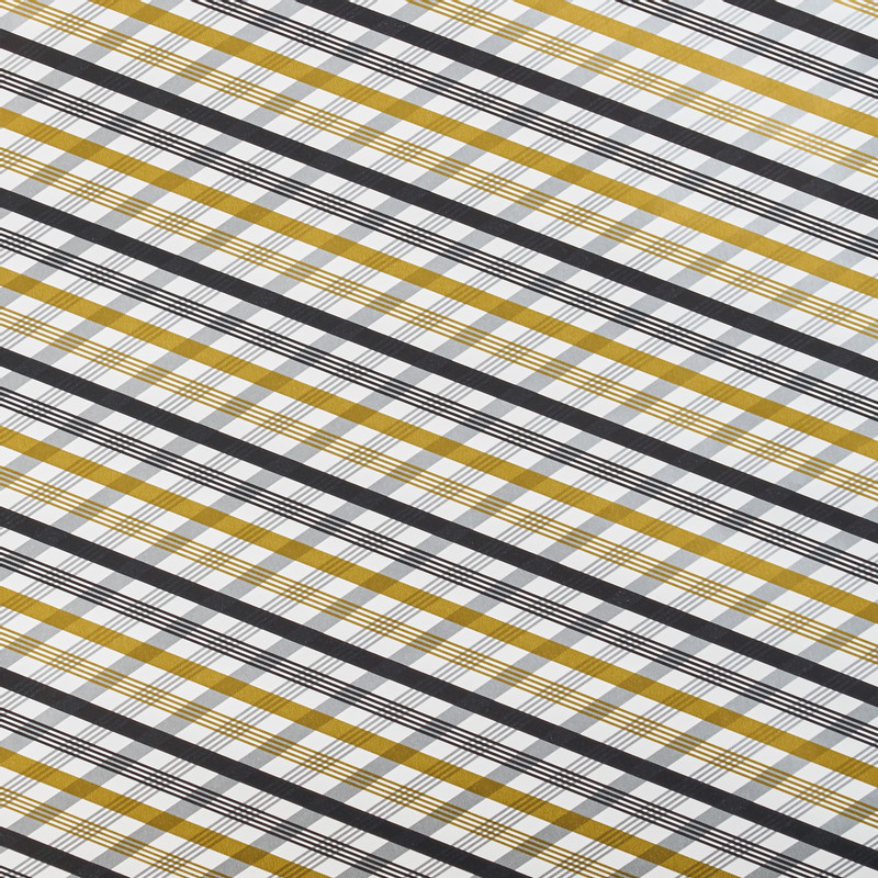 Cadeaupapier touch of gold - ruiten - 200x70 cm 