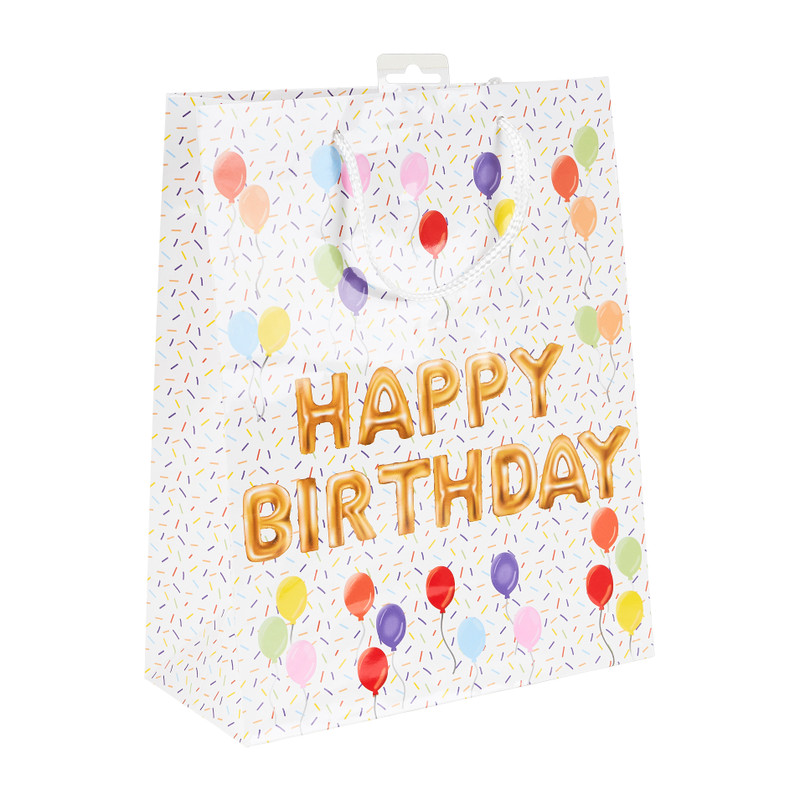 Kadotasje - Happy birthday - 26x32cm