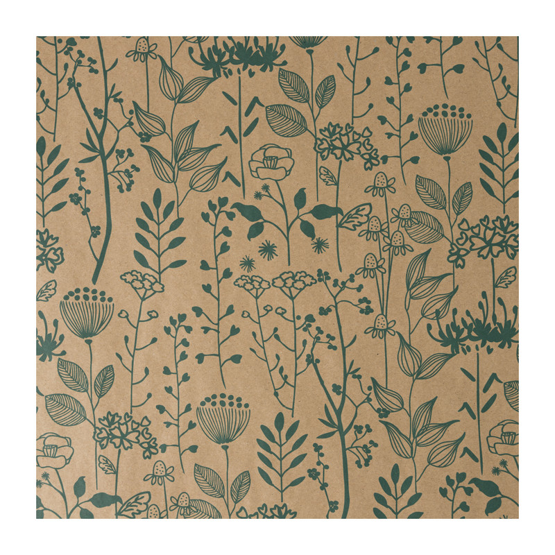 Cadeaupapier eco kraft - diverse varianten - 70x200 cm 