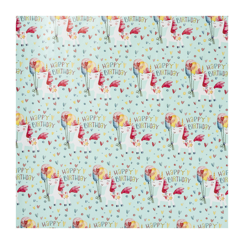 Inpakpapier kids - diverse varianten - 300x70 cm