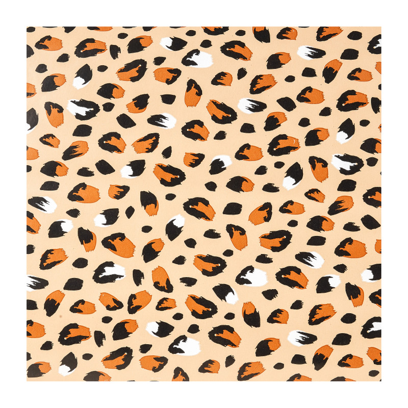 Inpakpapier leopard - bruin - 200x70 cm