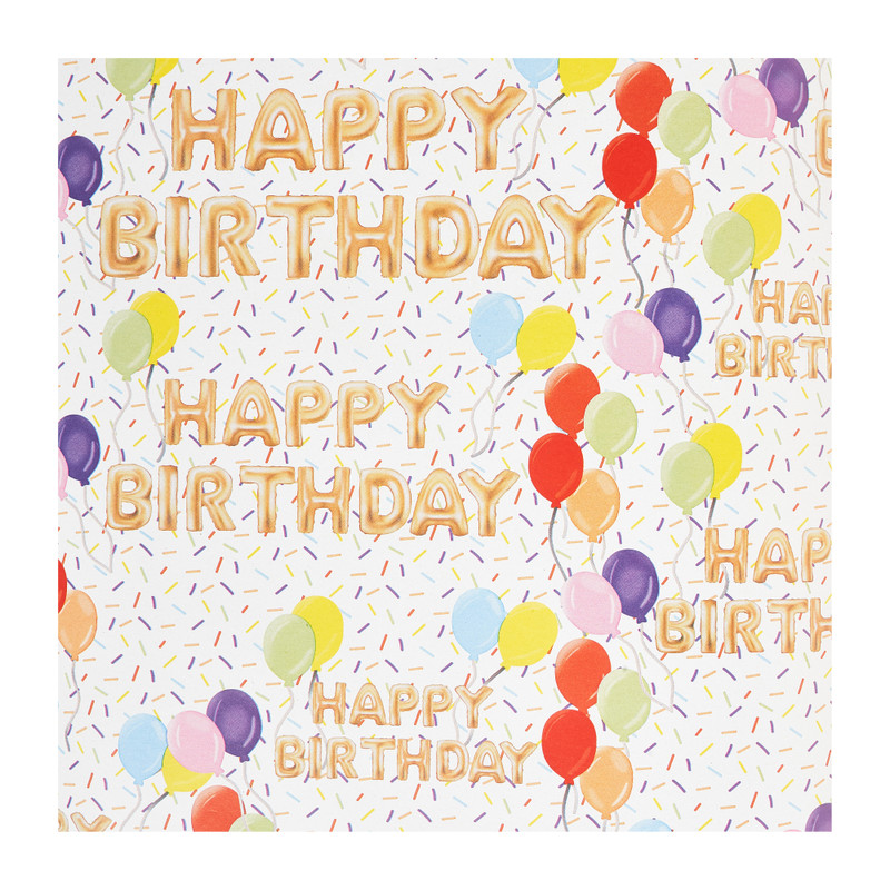 Inpakpapier ballonnen - 200x70 cm