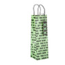Cadeautasje voor wijnfles - groen
