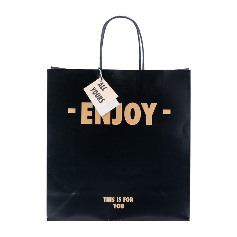 Cadeautasje enjoy L- 26x27 cm