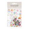 Cadeaustickers confetti - 6.5 cm - set van 10